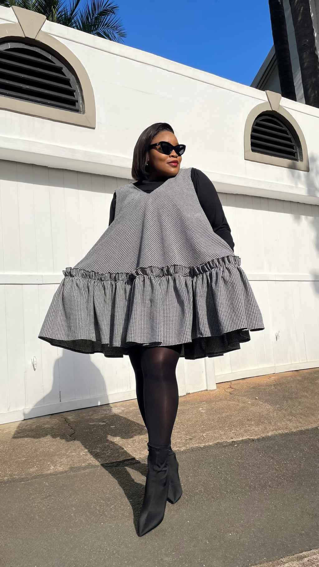 Tweed Belle Flare Dress