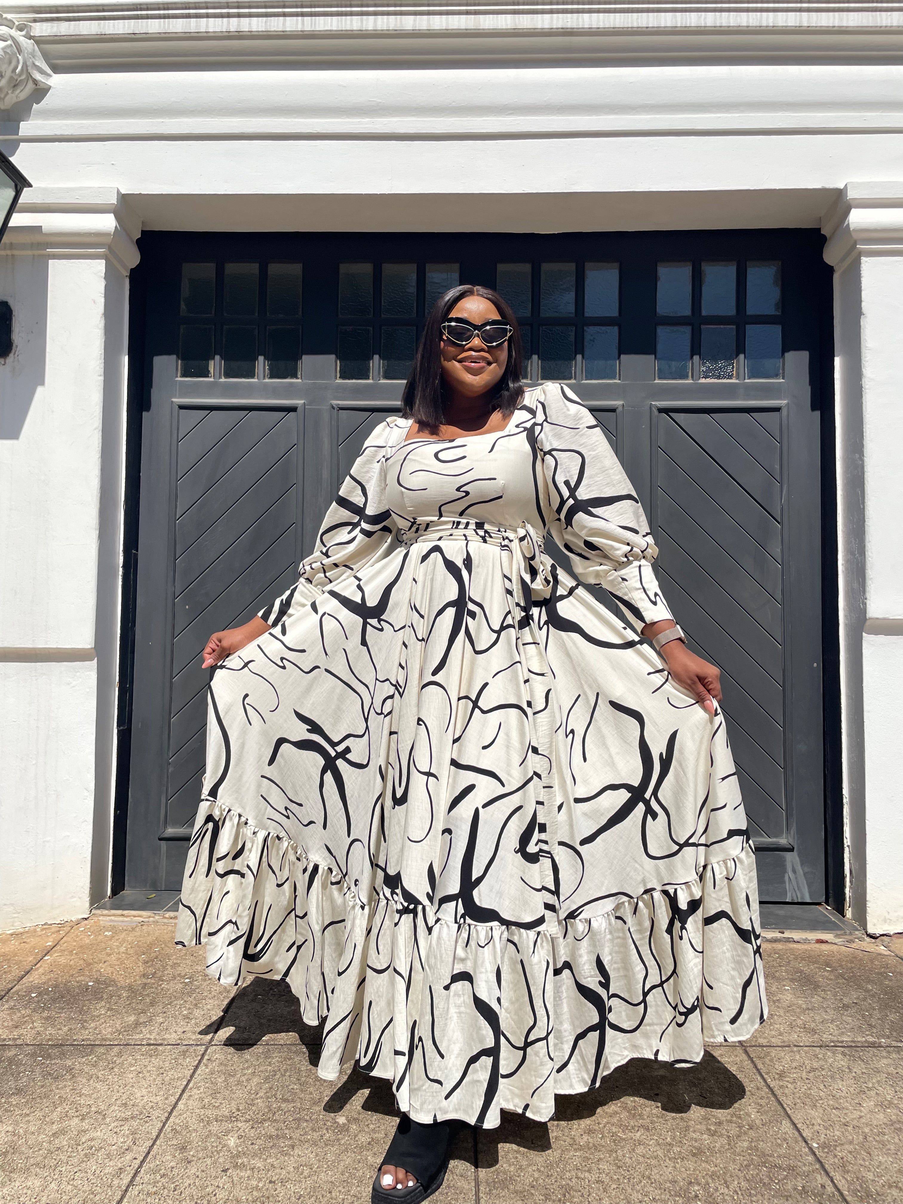 Busi Princess Linen Dress