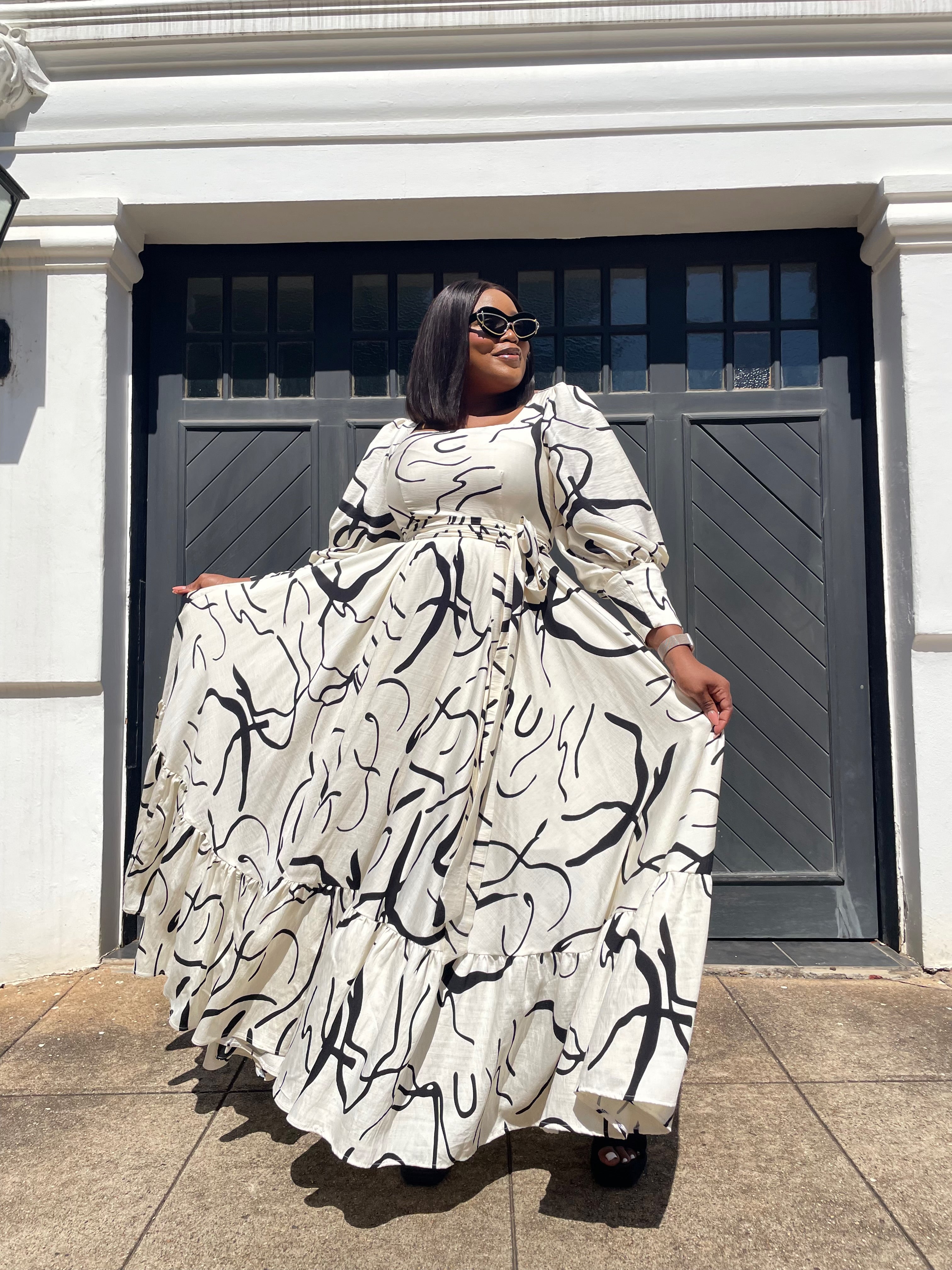 Busi Princess Linen Dress