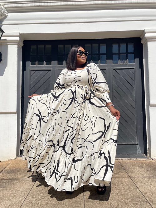 Busi Princess Linen Dress