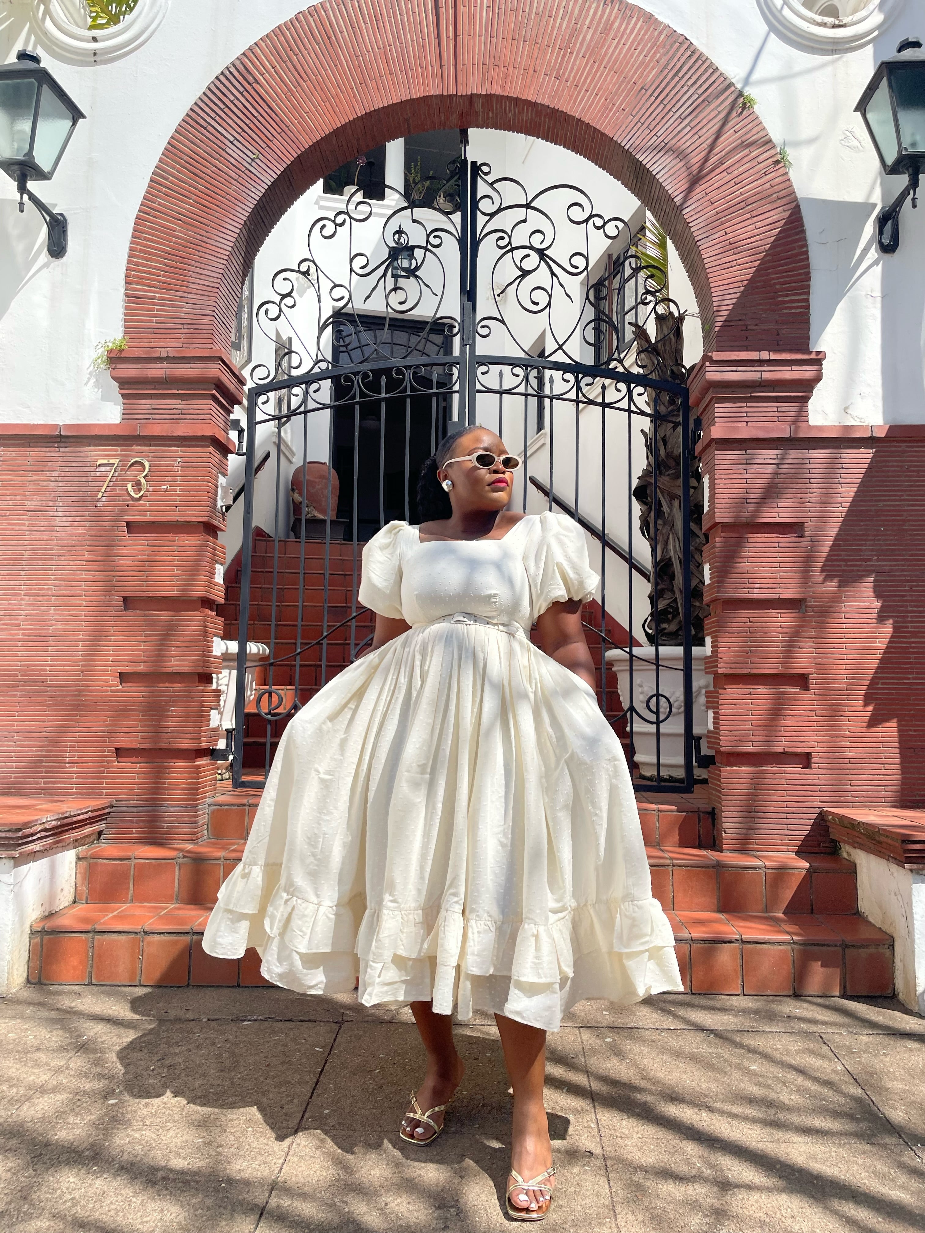 Graceful ivory dress