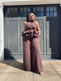 Cocoa Ruffle Set