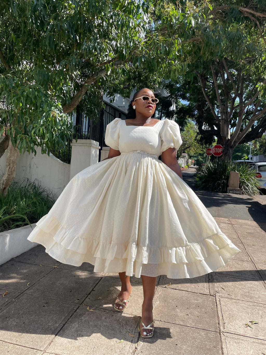 Graceful ivory dress