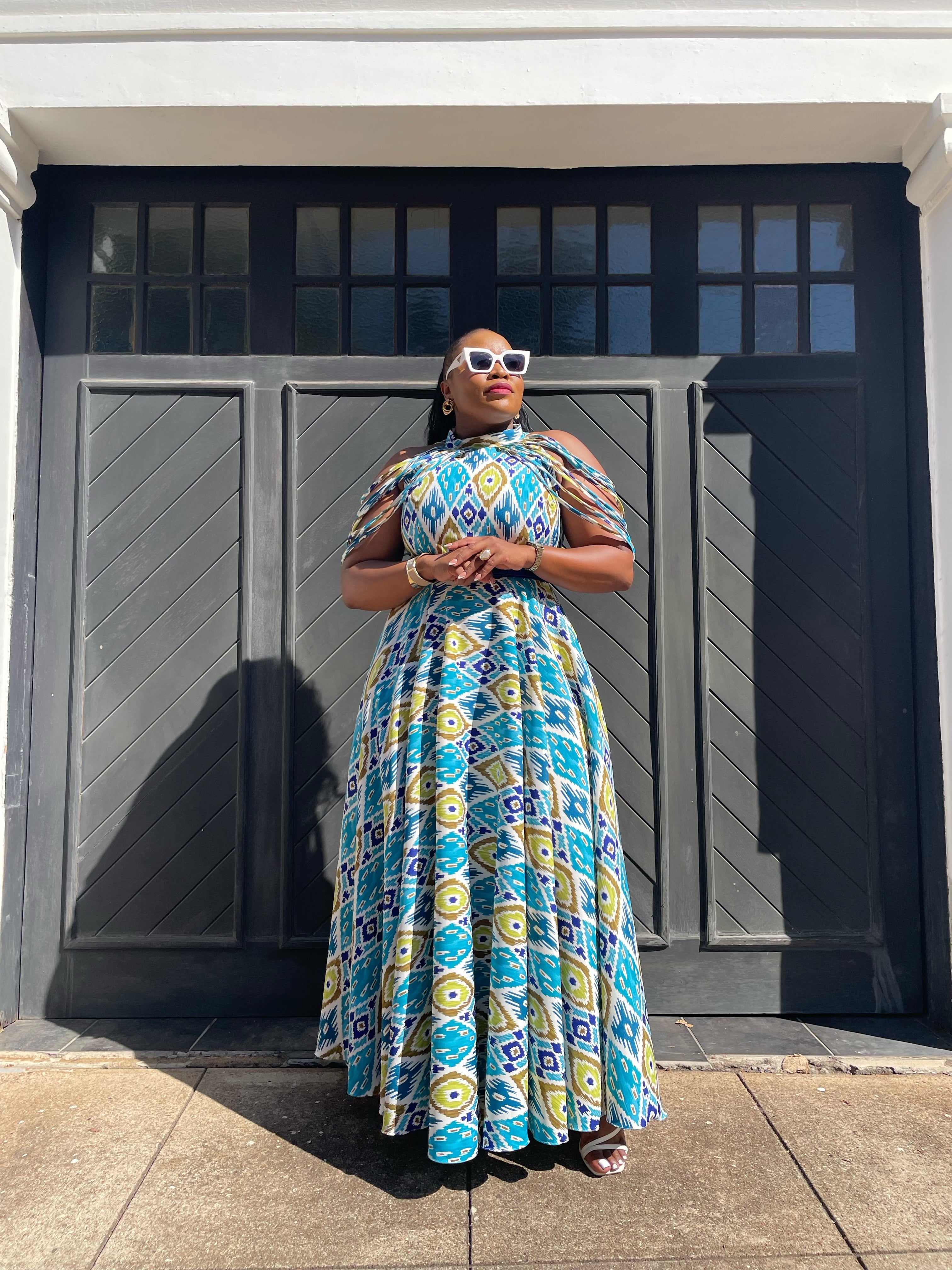 The Ankara Empress Dress