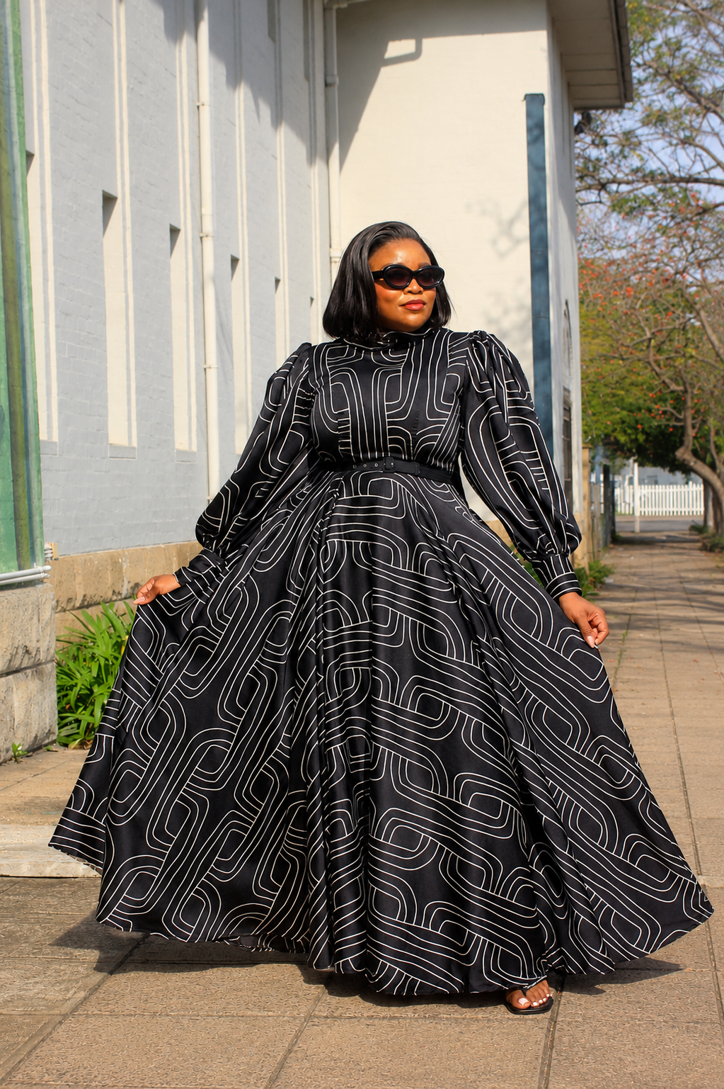 Ntokazi silk print dress