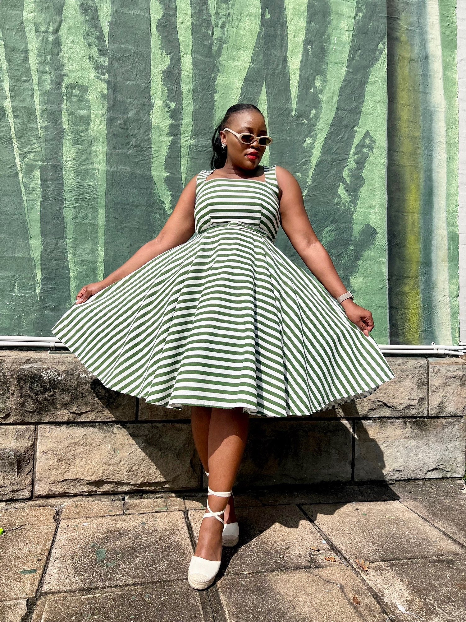 Princess Linen Flare Dress