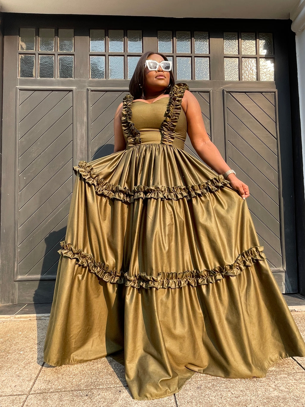 NonoOlive Ruffle Maxi