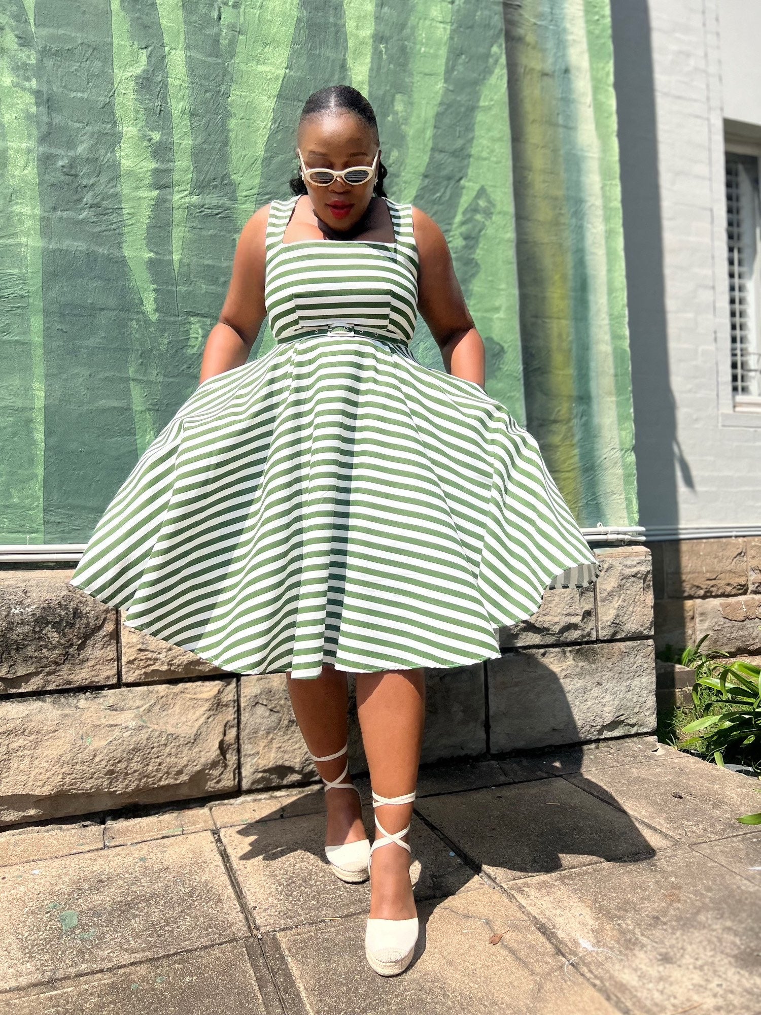 Princess Linen Flare Dress