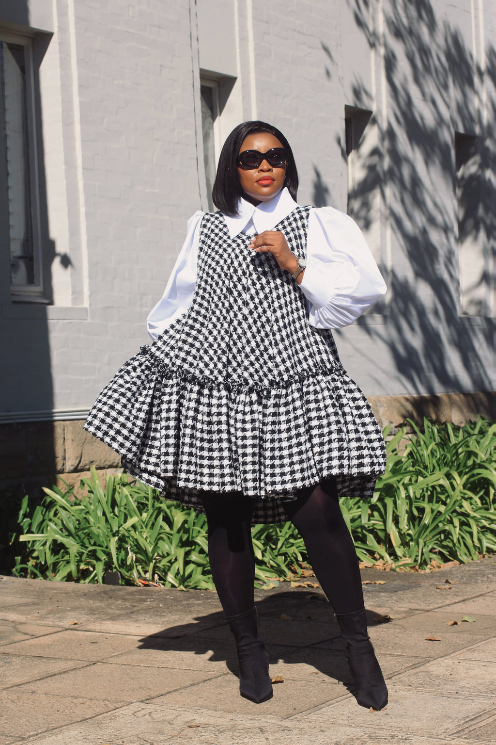 Tweed Belle Flare Dress